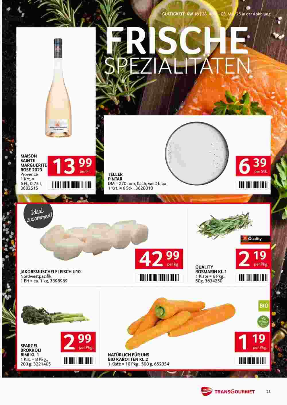 Transgourmet Flugblatt (ab 28.04.2025) - Angebote und Prospekt - Seite 23