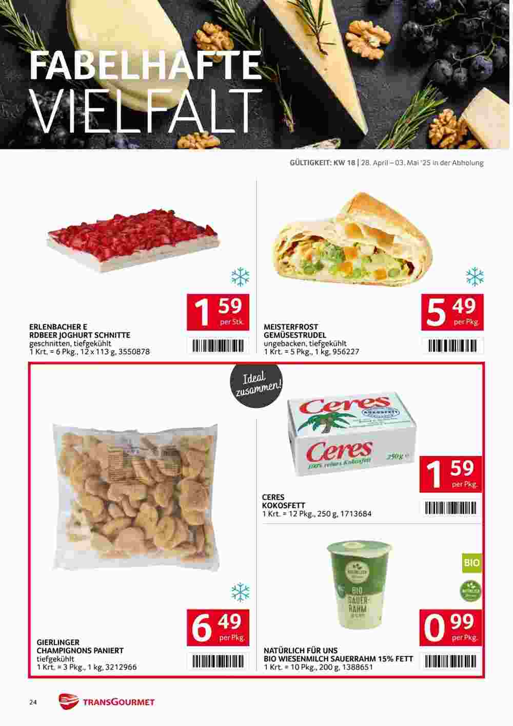 Transgourmet Flugblatt (ab 28.04.2025) - Angebote und Prospekt - Seite 24