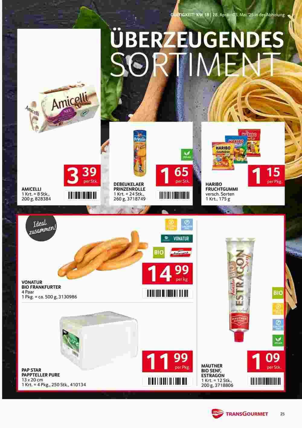 Transgourmet Flugblatt (ab 28.04.2025) - Angebote und Prospekt - Seite 25