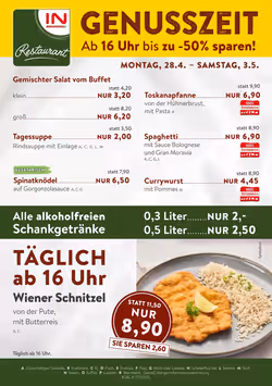 Interspar Restaurant Flugblatt (ab 28.04.2025) - Angebote und Prospekt
