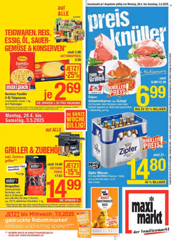 Maximarkt Flugblatt (ab 28.04.2025) - Angebote und Prospekt