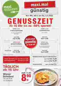 Maximarkt Flugblatt (ab 28.04.2025) - Angebote und Prospekt
