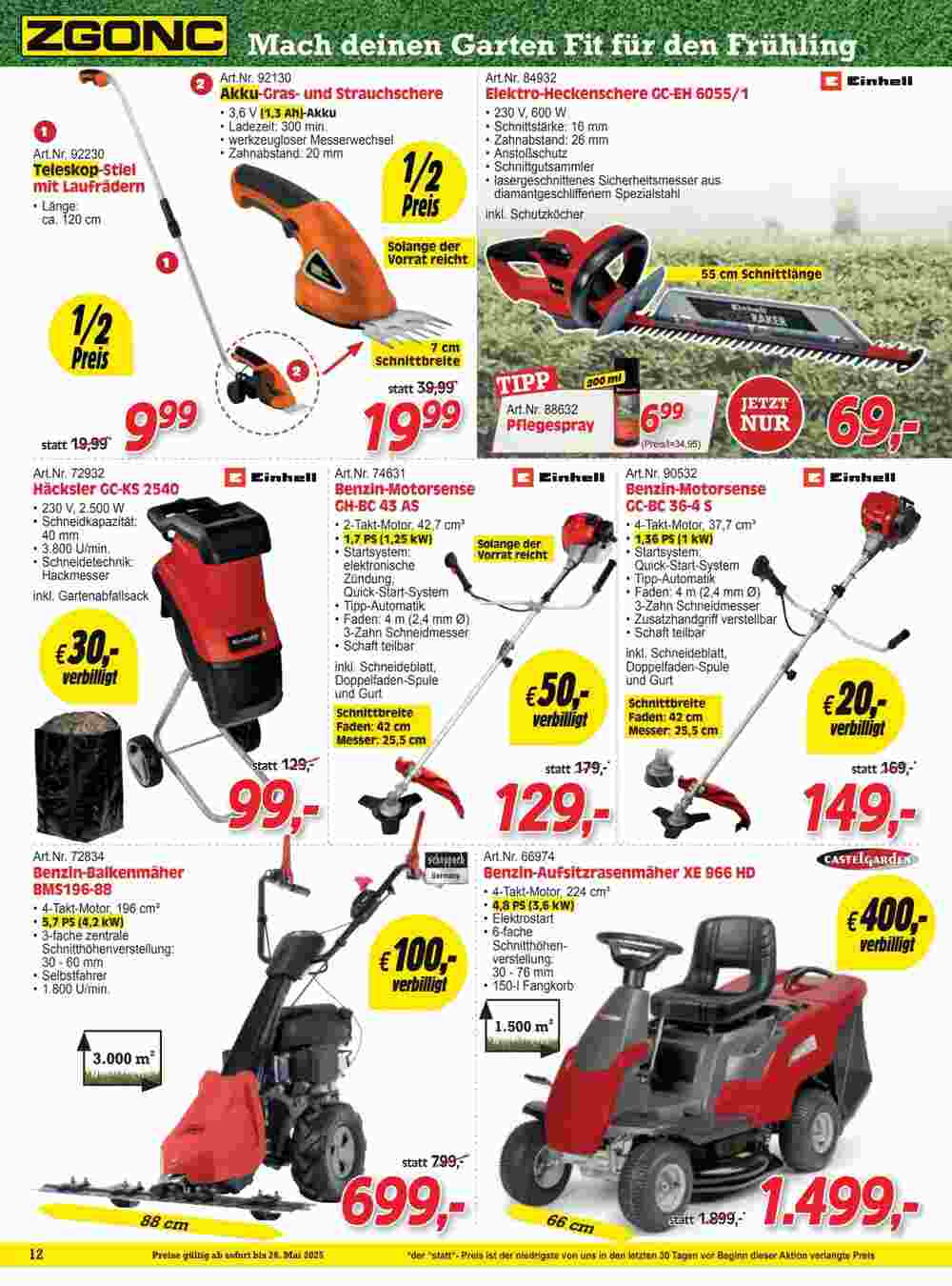 Zgonc Flugblatt (ab 28.04.2025) - Angebote und Prospekt - Seite 12