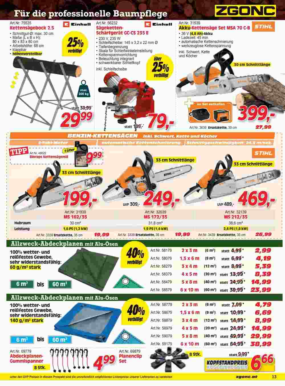 Zgonc Flugblatt (ab 28.04.2025) - Angebote und Prospekt - Seite 13