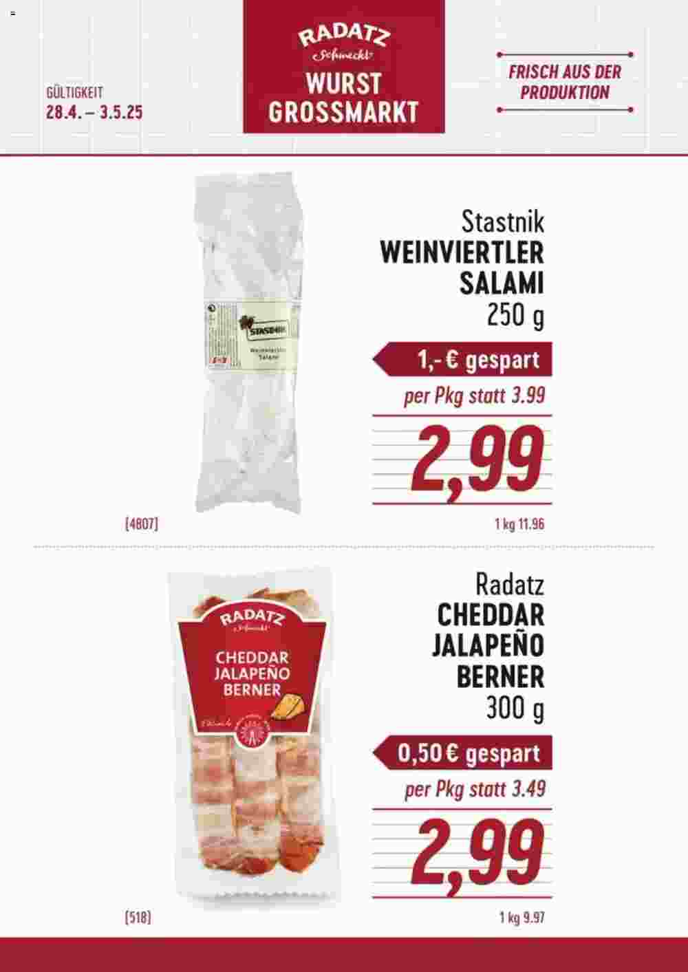 Radatz Flugblatt (ab 28.04.2025) - Angebote und Prospekt - Seite 1