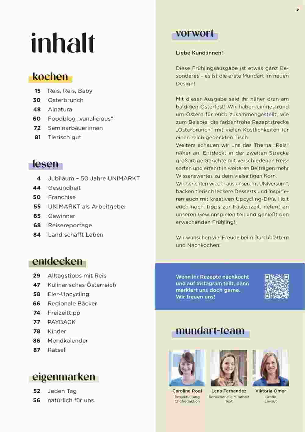 Unimarkt Flugblatt (ab 28.04.2025) - Angebote und Prospekt - Seite 3