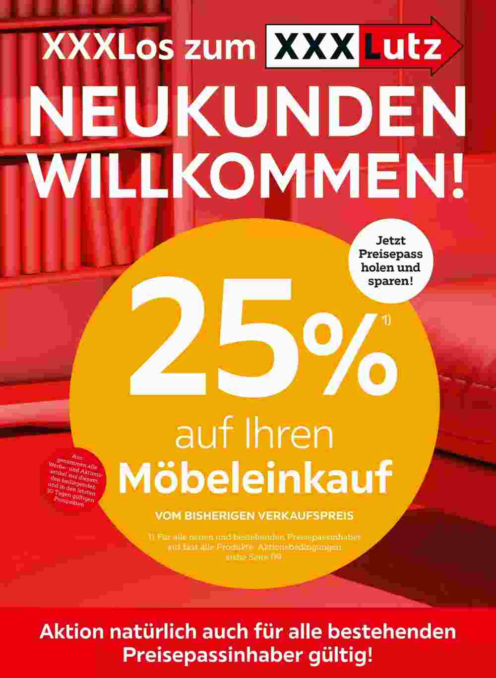 XXXLutz Flugblatt (ab 29.04.2025) - Angebote und Prospekt - Seite 1