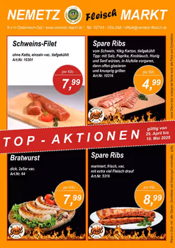 Nemetz Markt Flugblatt (ab 29.04.2025) - Angebote und Prospekt