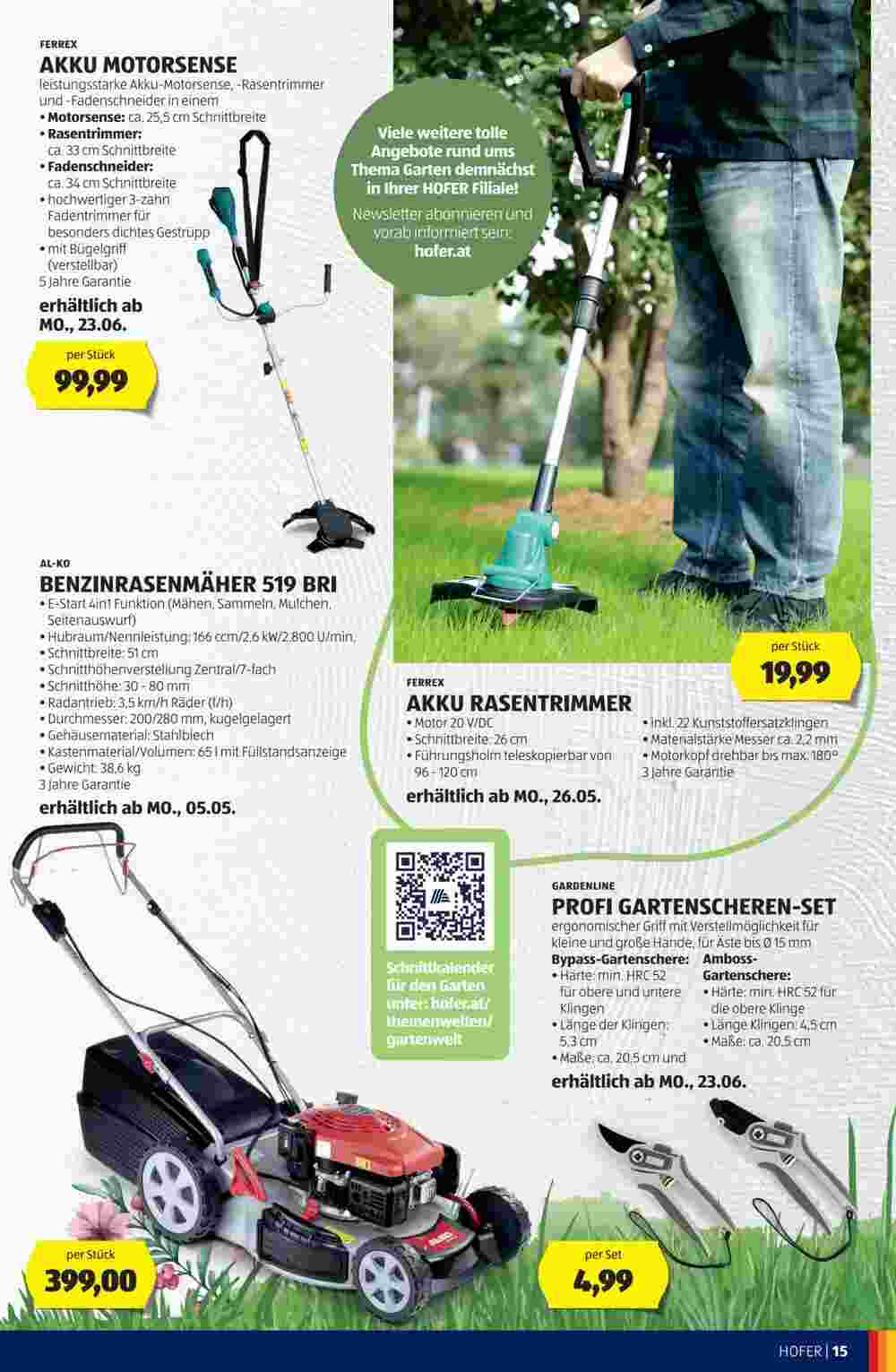 Hofer Flugblatt (ab 29.04.2025) - Angebote und Prospekt - Seite 15