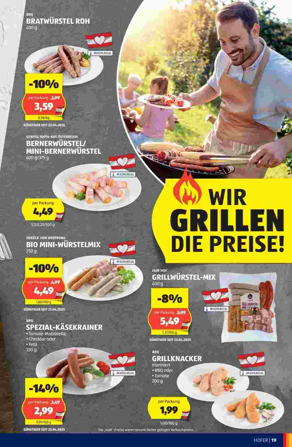 Hofer Flugblatt (ab 29.04.2025) - Angebote und Prospekt - Seite 19