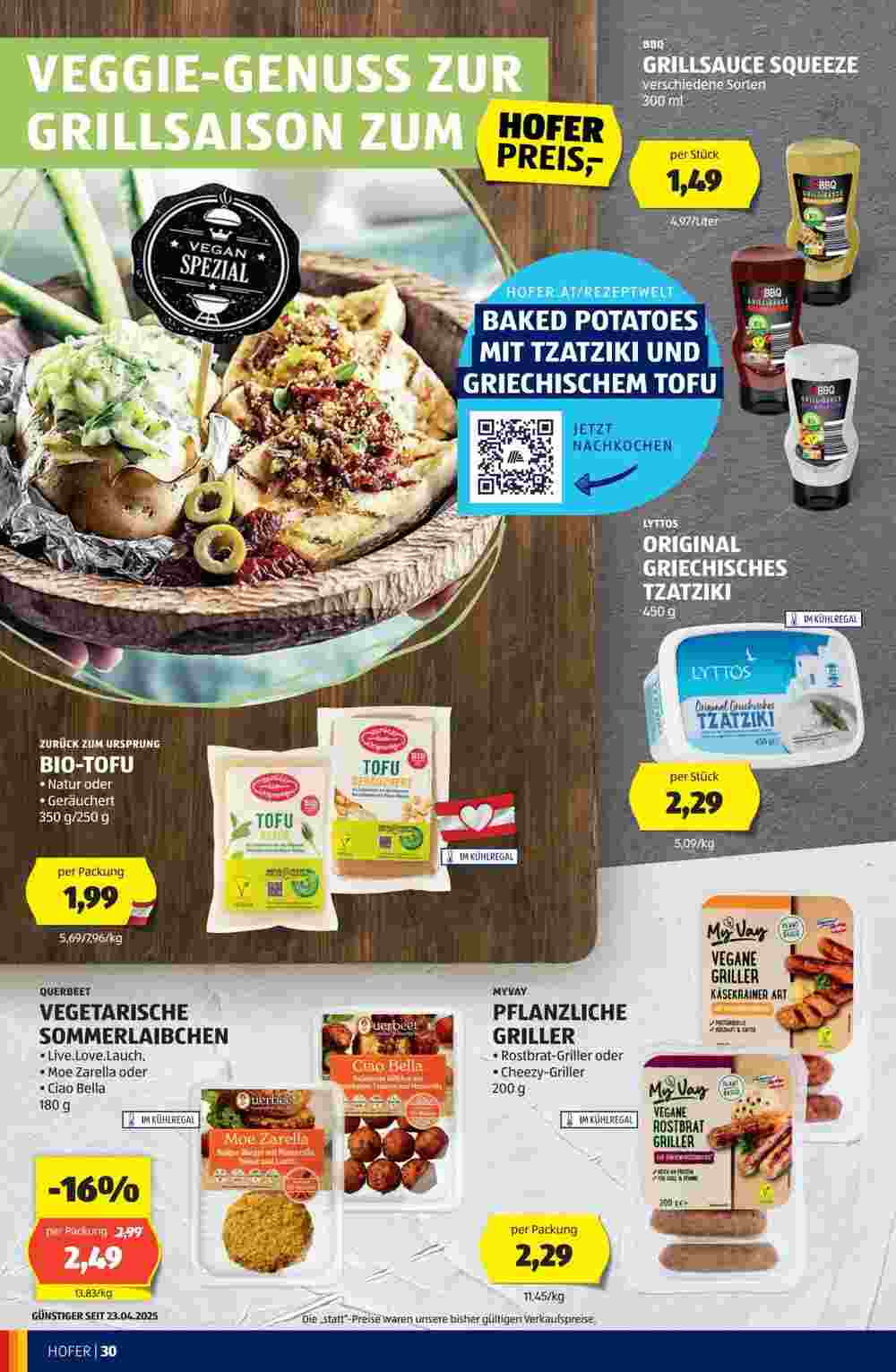 Hofer Flugblatt (ab 29.04.2025) - Angebote und Prospekt - Seite 30