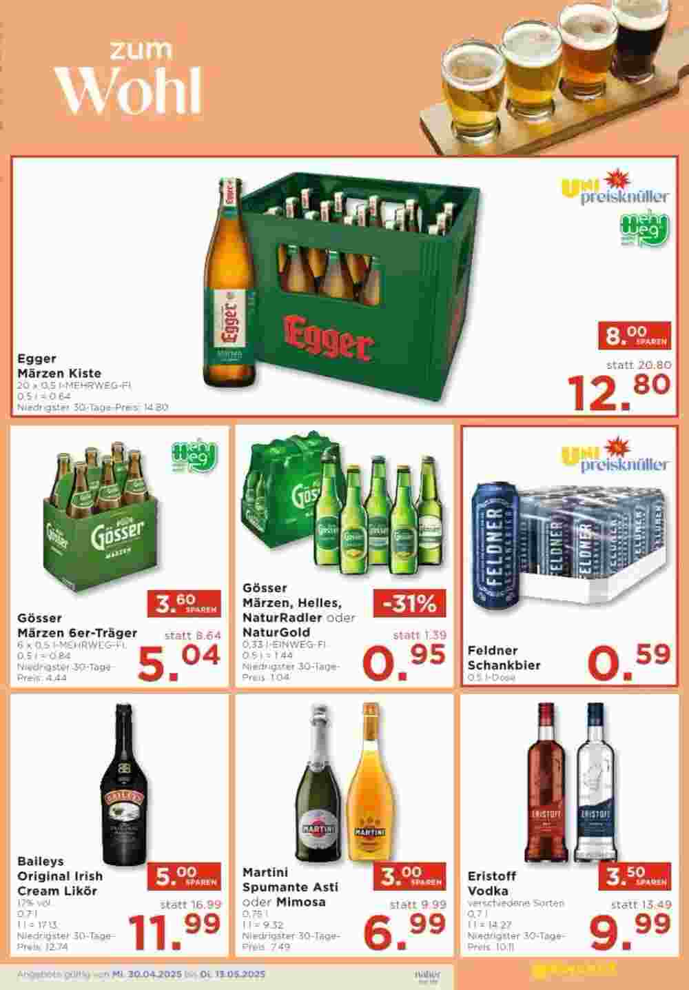 Unimarkt Flugblatt (ab 30.04.2025) - Angebote und Prospekt - Seite 13