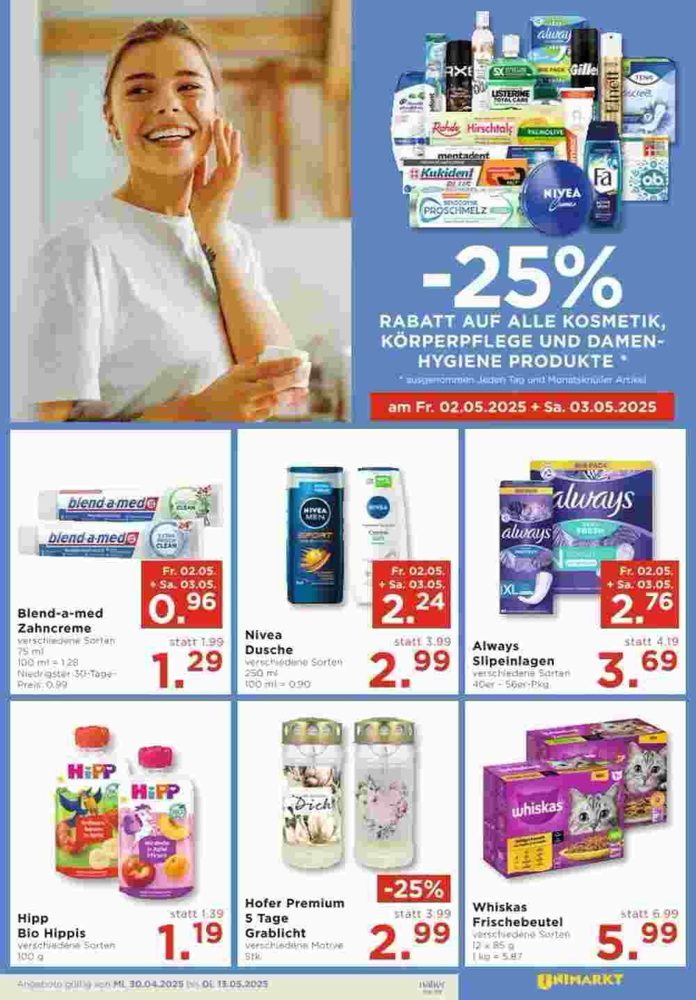Unimarkt Flugblatt (ab 30.04.2025) - Angebote und Prospekt - Seite 15
