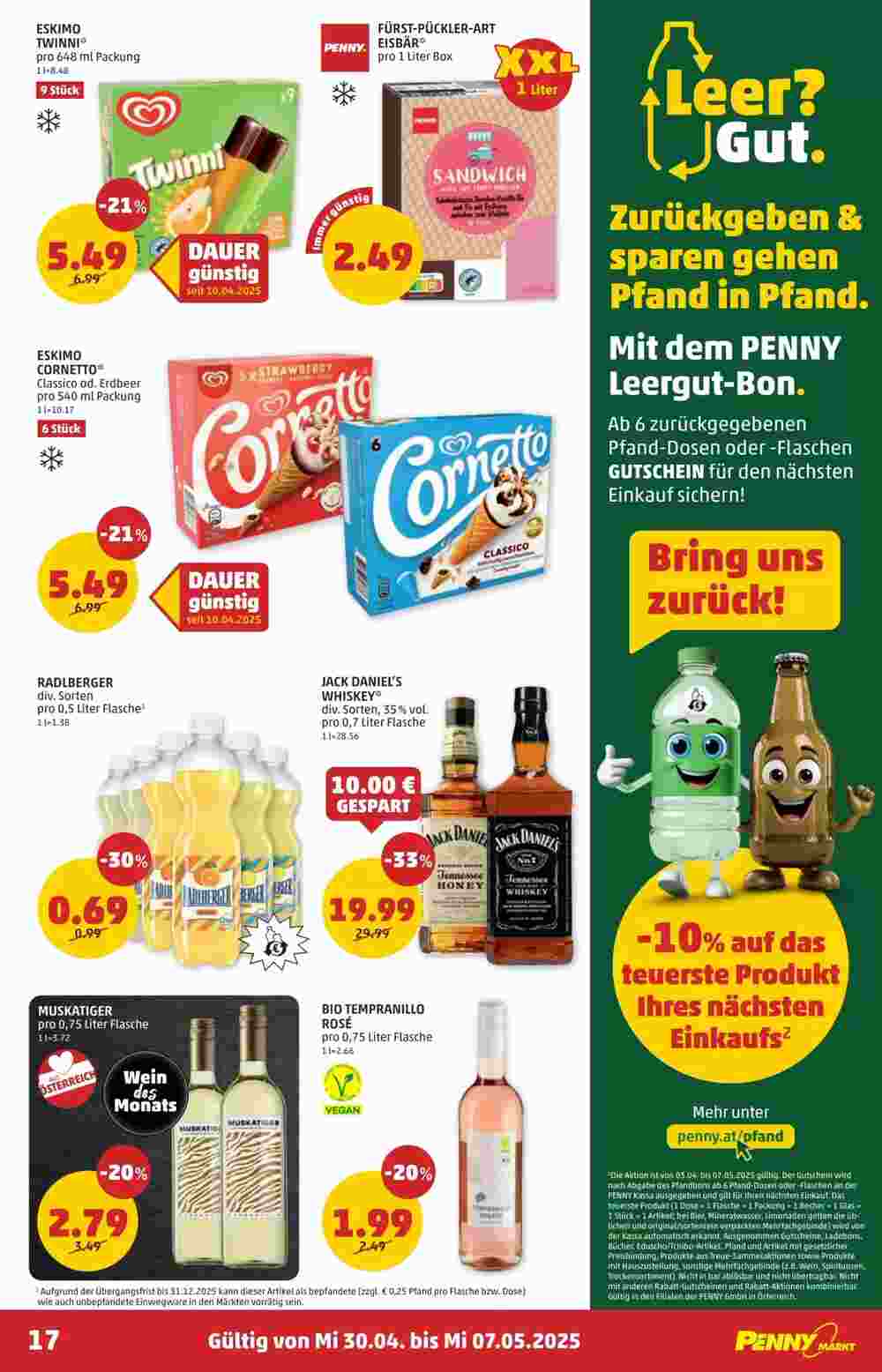 PENNY Flugblatt (ab 30.04.2025) - Angebote und Prospekt - Seite 17