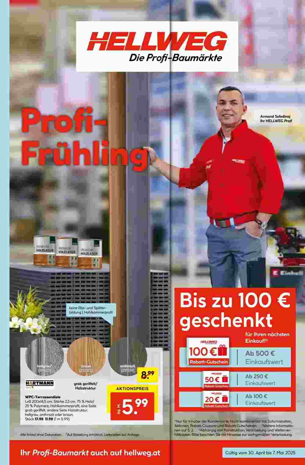 Hellweg Flugblatt (ab 30.04.2025) - Angebote und Prospekt - Seite 1