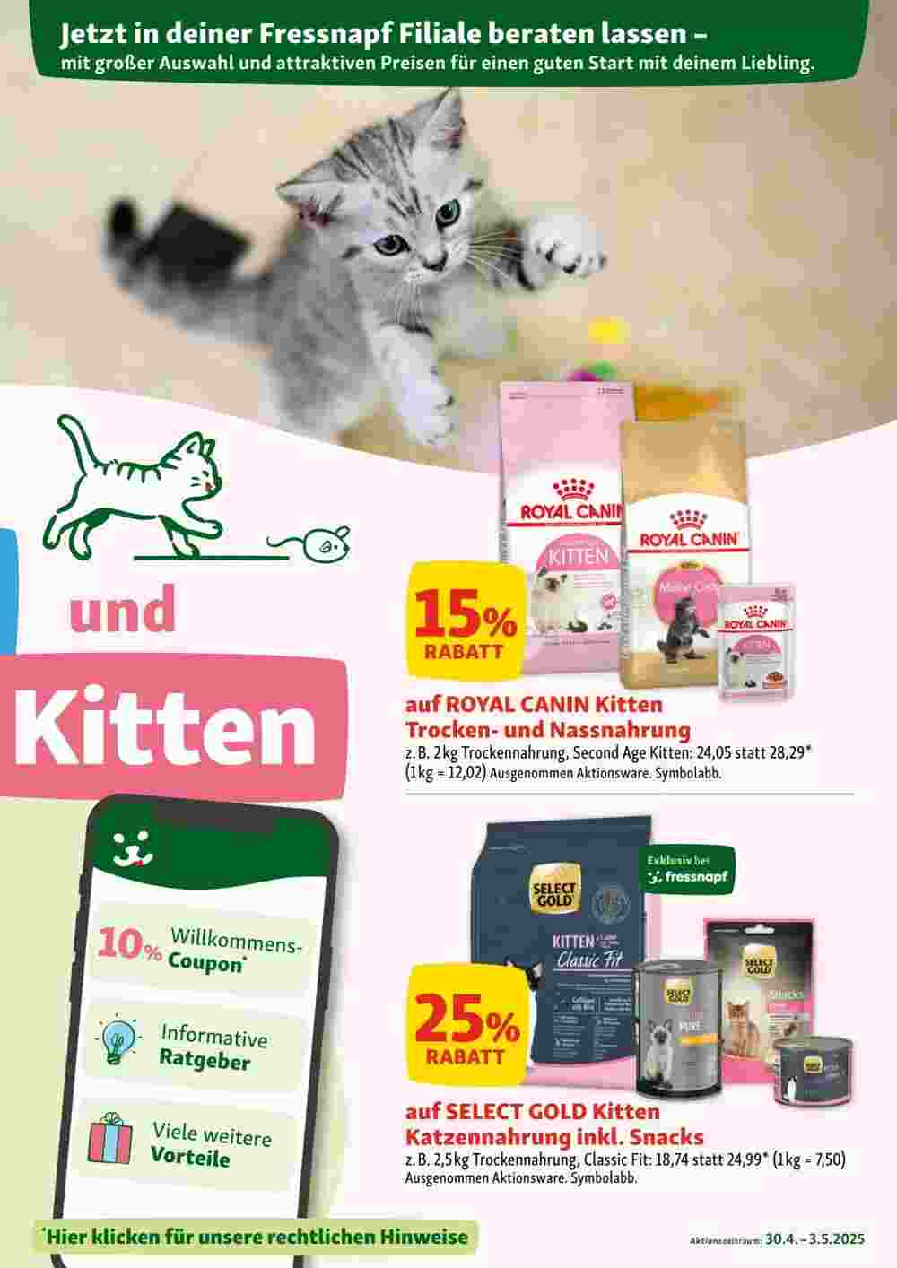 Fressnapf Flugblatt (ab 30.04.2025) - Angebote und Prospekt - Seite 3