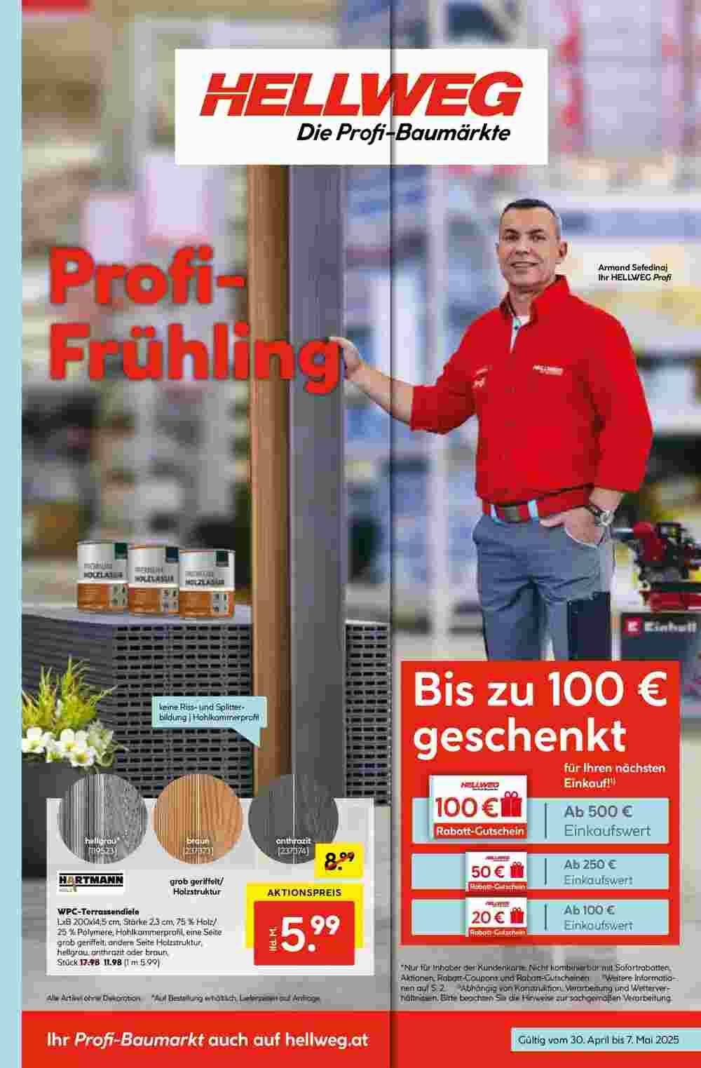 Hellweg Flugblatt (ab 30.04.2025) - Angebote und Prospekt - Seite 1