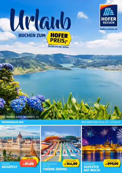 Hofer Reisen Flugblatt (ab 30.04.2025) - Angebote und Prospekt