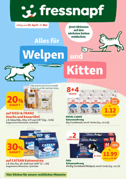 Fressnapf Flugblatt (ab 30.04.2025) - Angebote und Prospekt