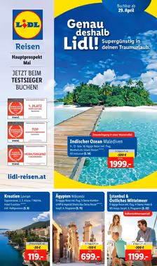 Lidl Reisen Flugblatt (ab 01.05.2025) - Angebote und Prospekt