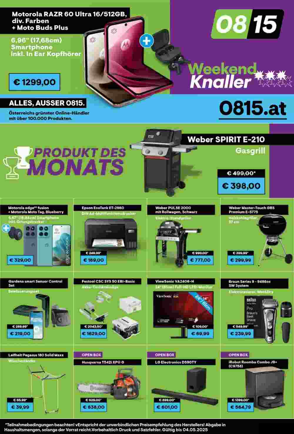 0815 Flugblatt (ab 01.05.2025) - Angebote und Prospekt - Seite 1