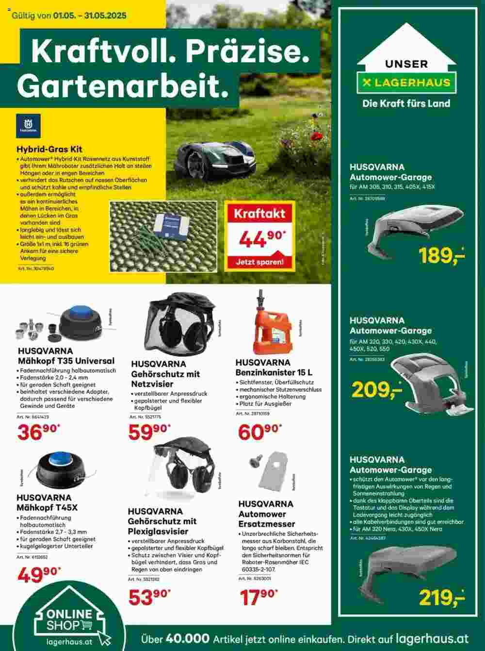 Lagerhaus Flugblatt (ab 01.05.2025) - Angebote und Prospekt - Seite 1