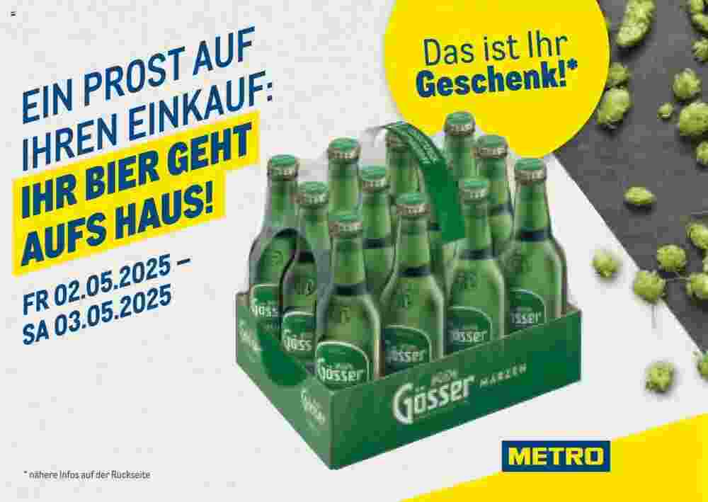 Metro Flugblatt (ab 02.05.2025) - Angebote und Prospekt - Seite 1