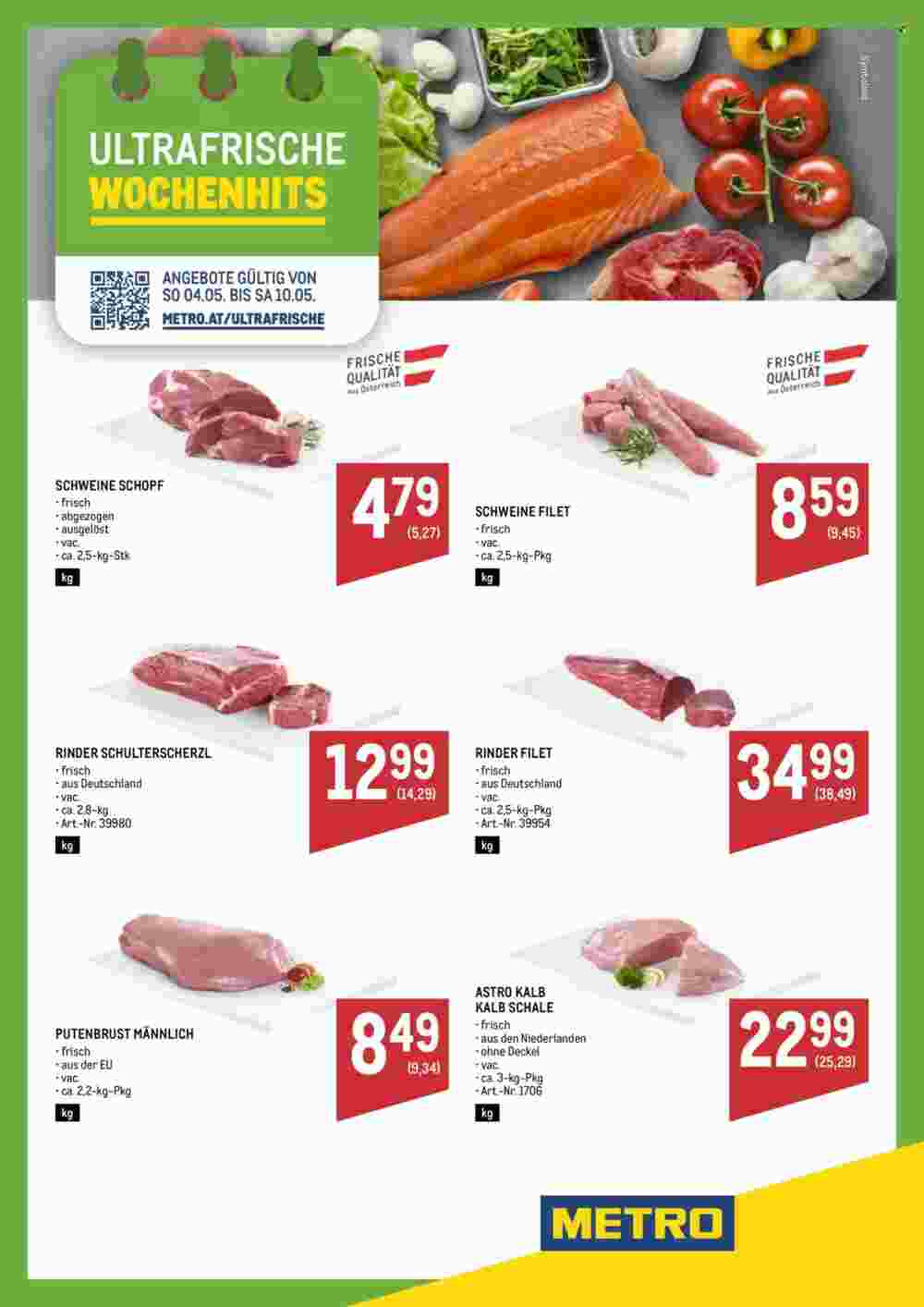Metro Flugblatt (ab 04.05.2025) - Angebote und Prospekt - Seite 1
