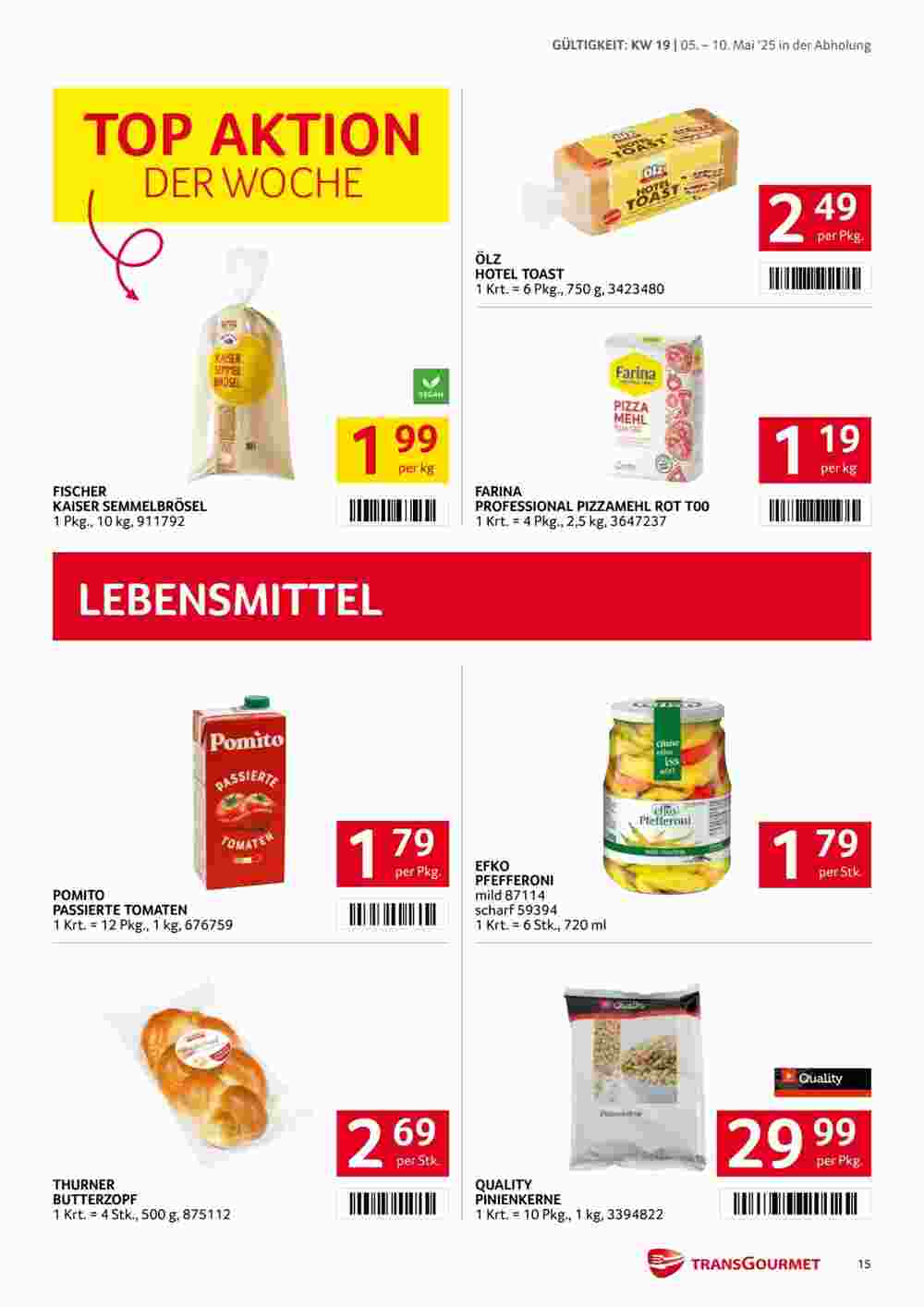 Transgourmet Flugblatt (ab 05.05.2025) - Angebote und Prospekt - Seite 13