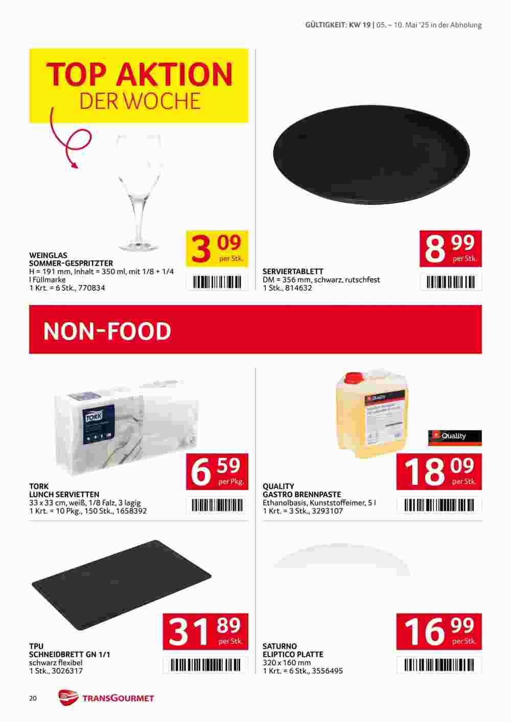 Transgourmet Flugblatt (ab 05.05.2025) - Angebote und Prospekt - Seite 18