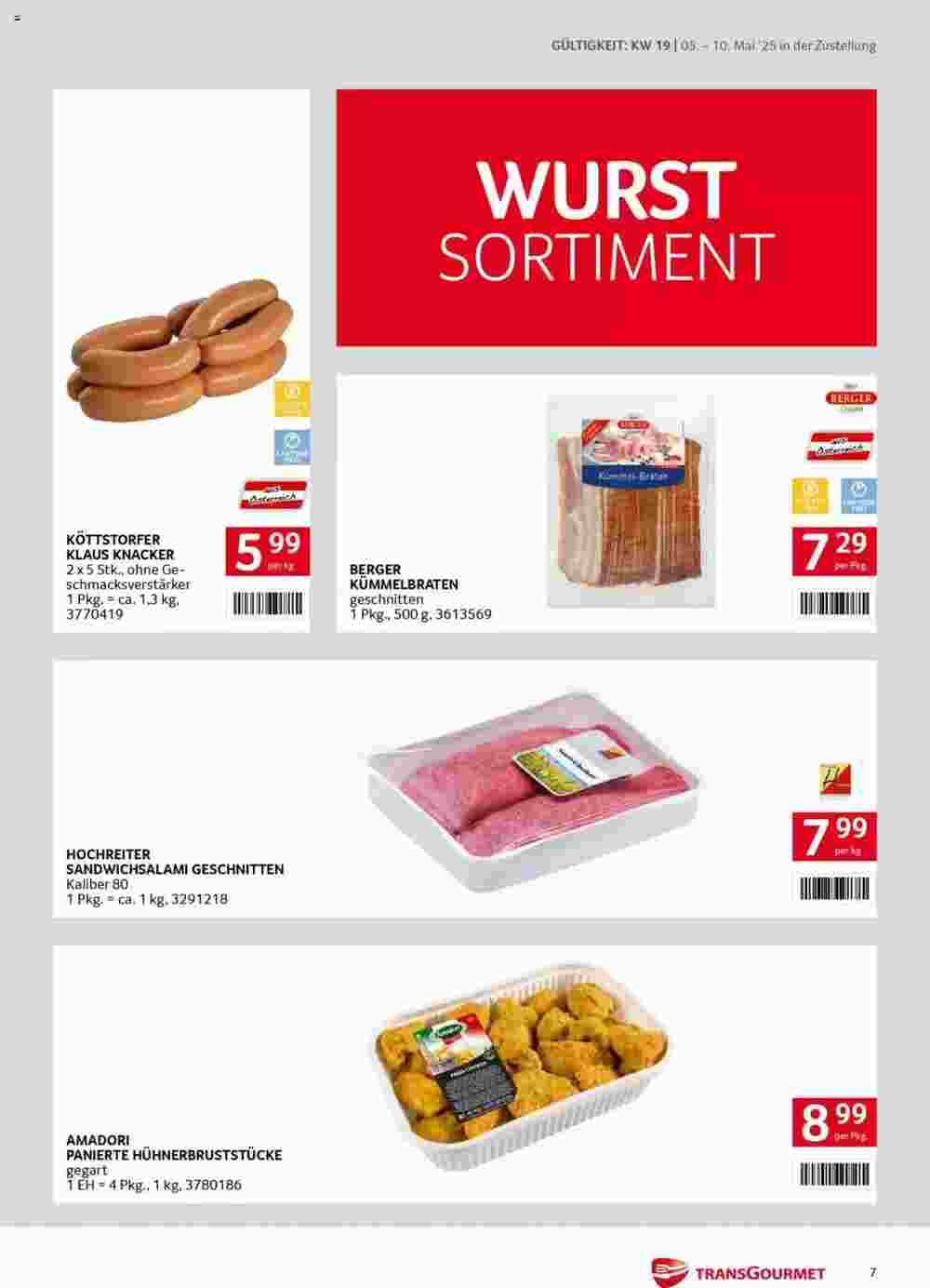 Transgourmet Flugblatt (ab 05.05.2025) - Angebote und Prospekt - Seite 7