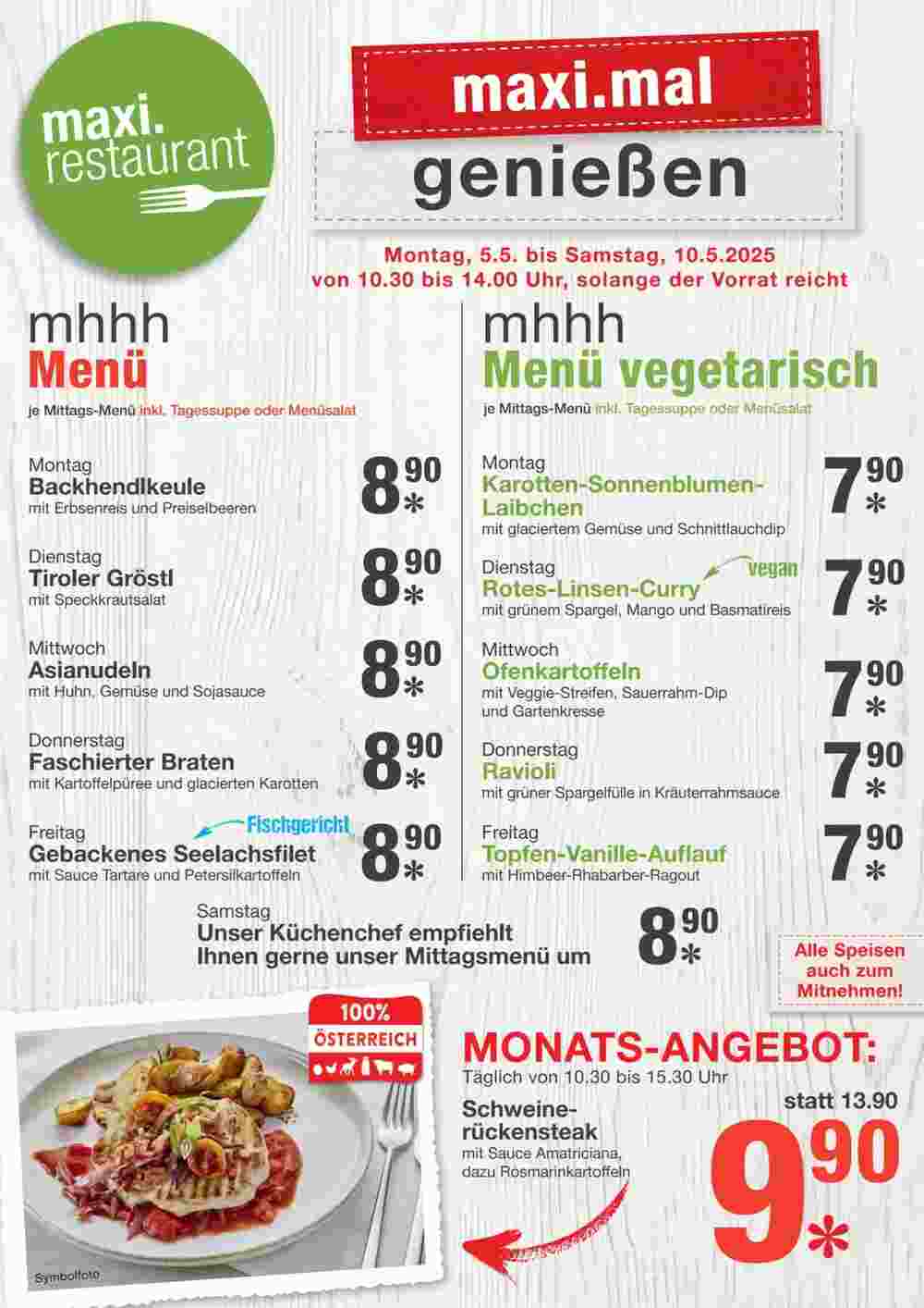 Maximarkt Flugblatt (ab 05.05.2025) - Angebote und Prospekt - Seite 1