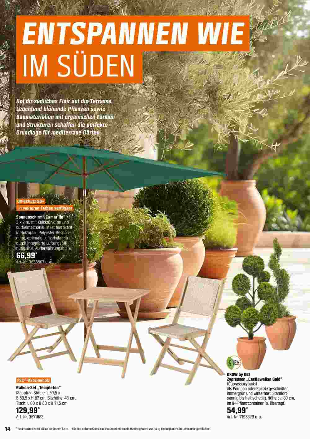 OBI Flugblatt (ab 05.05.2025) - Angebote und Prospekt - Seite 14