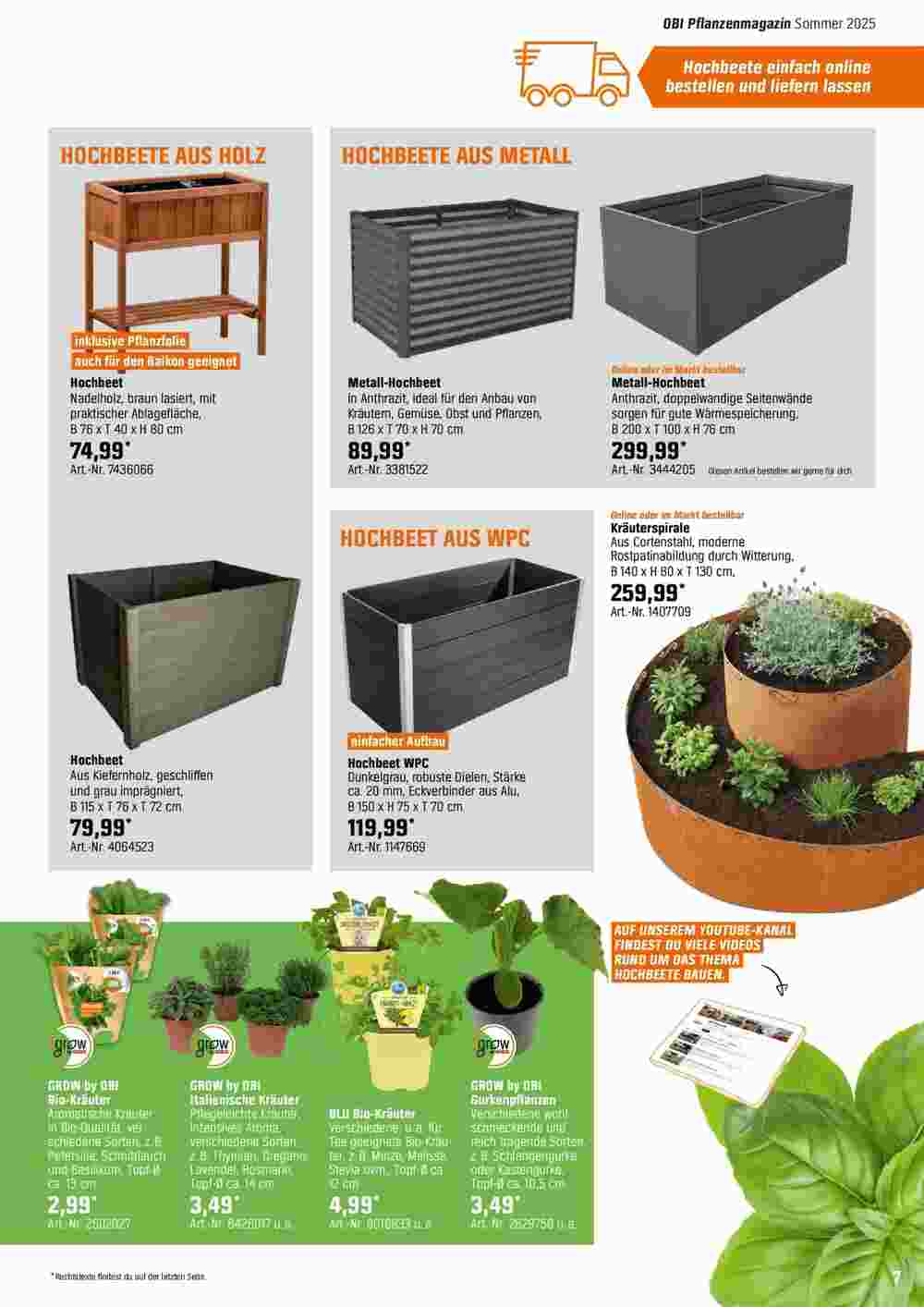 OBI Flugblatt (ab 05.05.2025) - Angebote und Prospekt - Seite 7