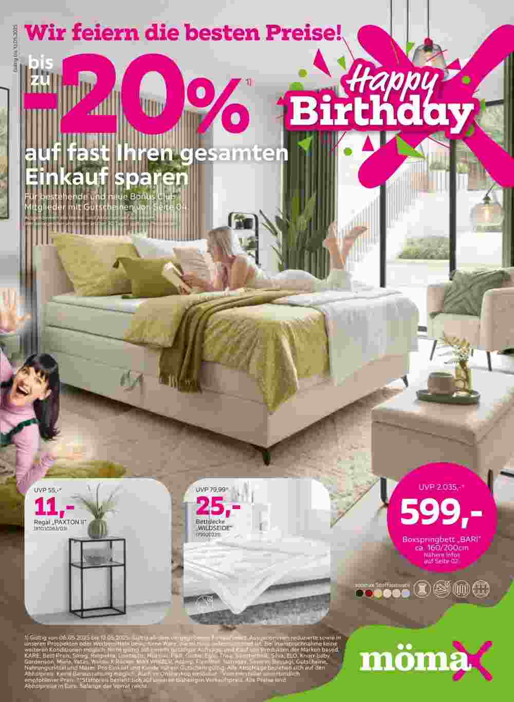 Mömax Flugblatt (ab 06.05.2025) - Angebote und Prospekt - Seite 1