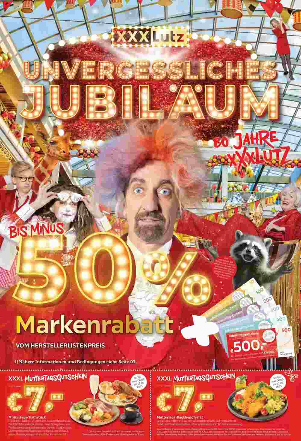 XXXLutz Flugblatt (ab 06.05.2025) - Angebote und Prospekt - Seite 1