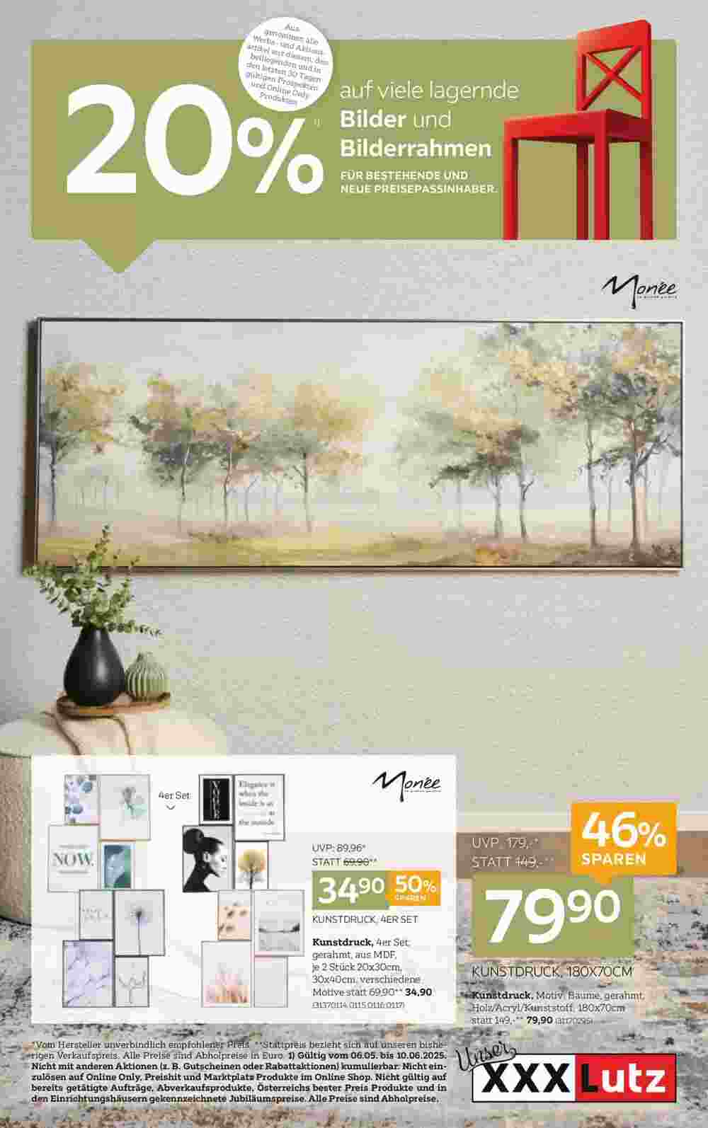 XXXLutz Flugblatt (ab 06.05.2025) - Angebote und Prospekt - Seite 1