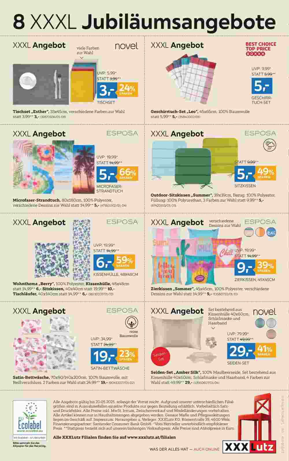 XXXLutz Flugblatt (ab 06.05.2025) - Angebote und Prospekt - Seite 8