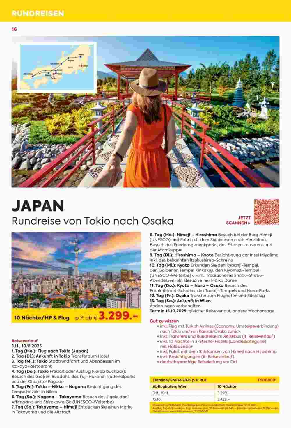 Billa Reisen Flugblatt (ab 06.05.2025) - Angebote und Prospekt - Seite 16