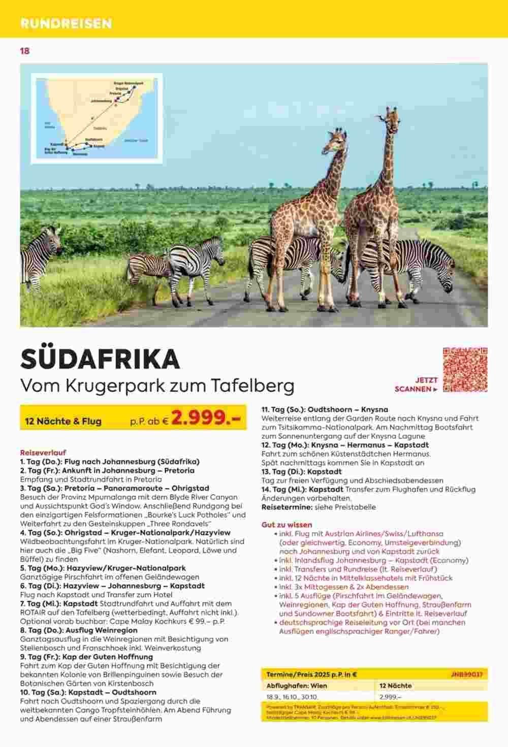 Billa Reisen Flugblatt (ab 06.05.2025) - Angebote und Prospekt - Seite 18