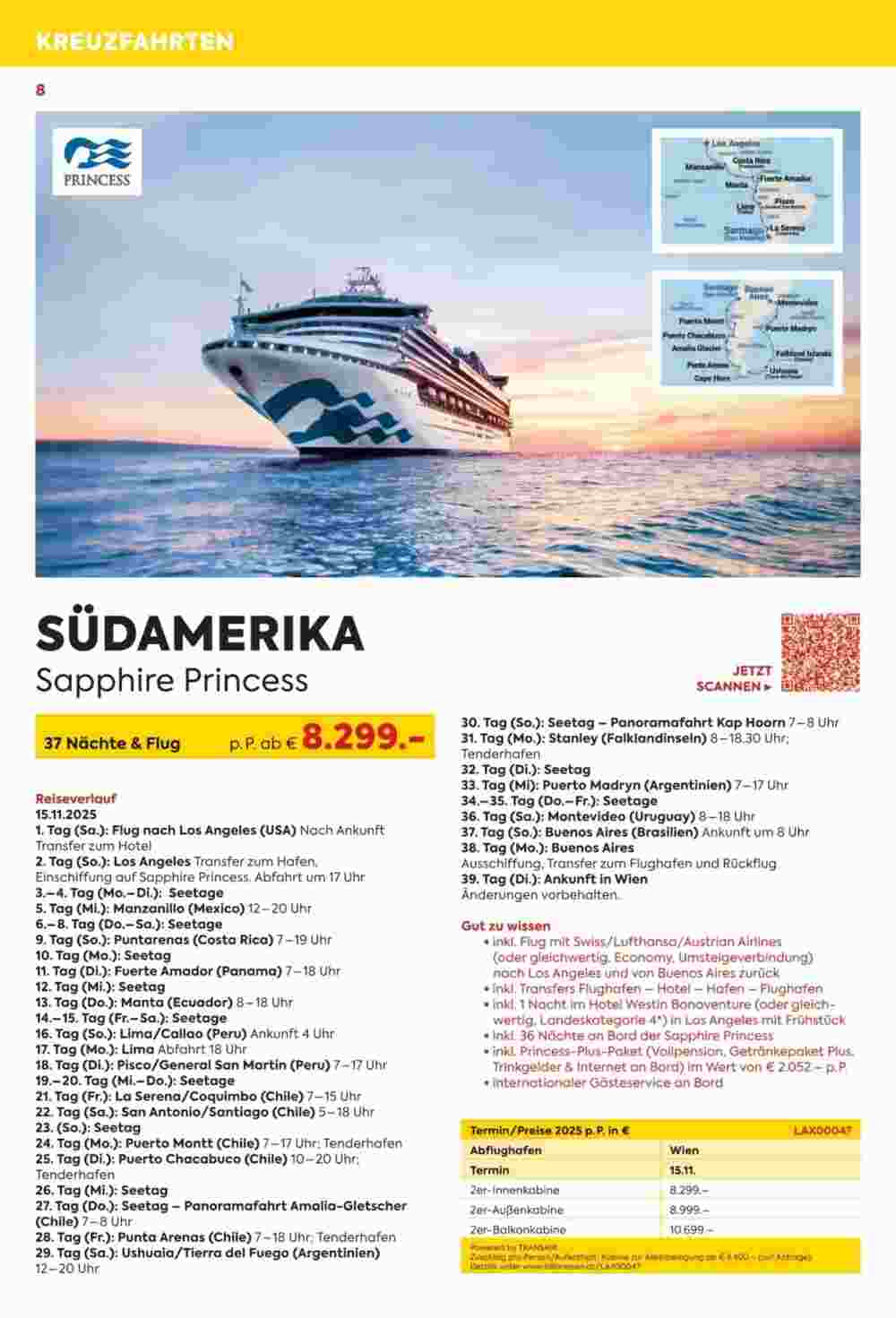 Billa Reisen Flugblatt (ab 06.05.2025) - Angebote und Prospekt - Seite 8