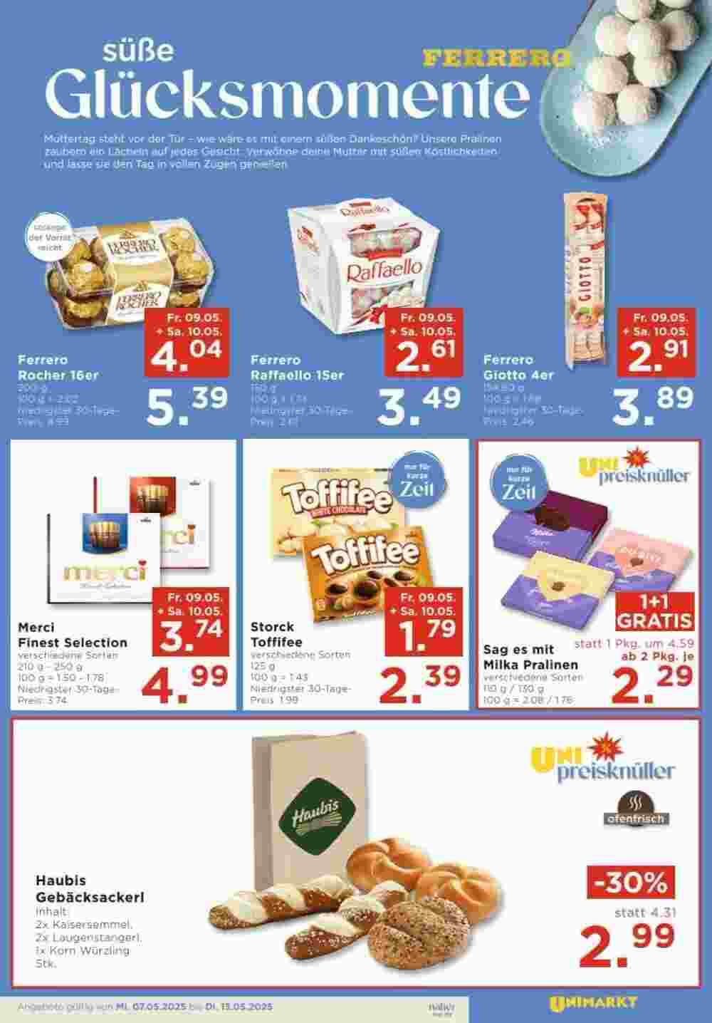 Unimarkt Flugblatt (ab 07.05.2025) - Angebote und Prospekt - Seite 3
