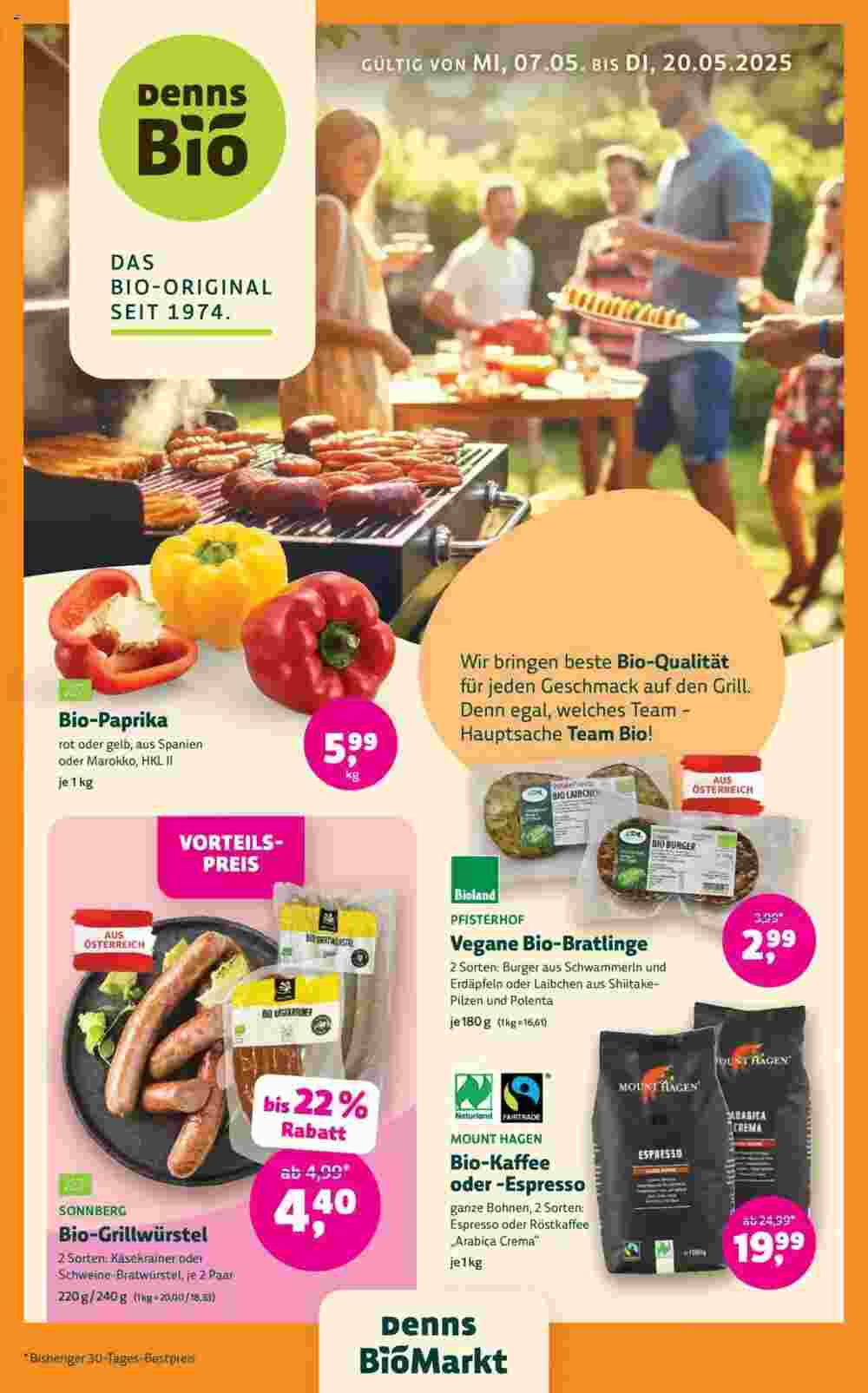 Denn's Biomarkt Flugblatt (ab 07.05.2025) - Angebote und Prospekt - Seite 1