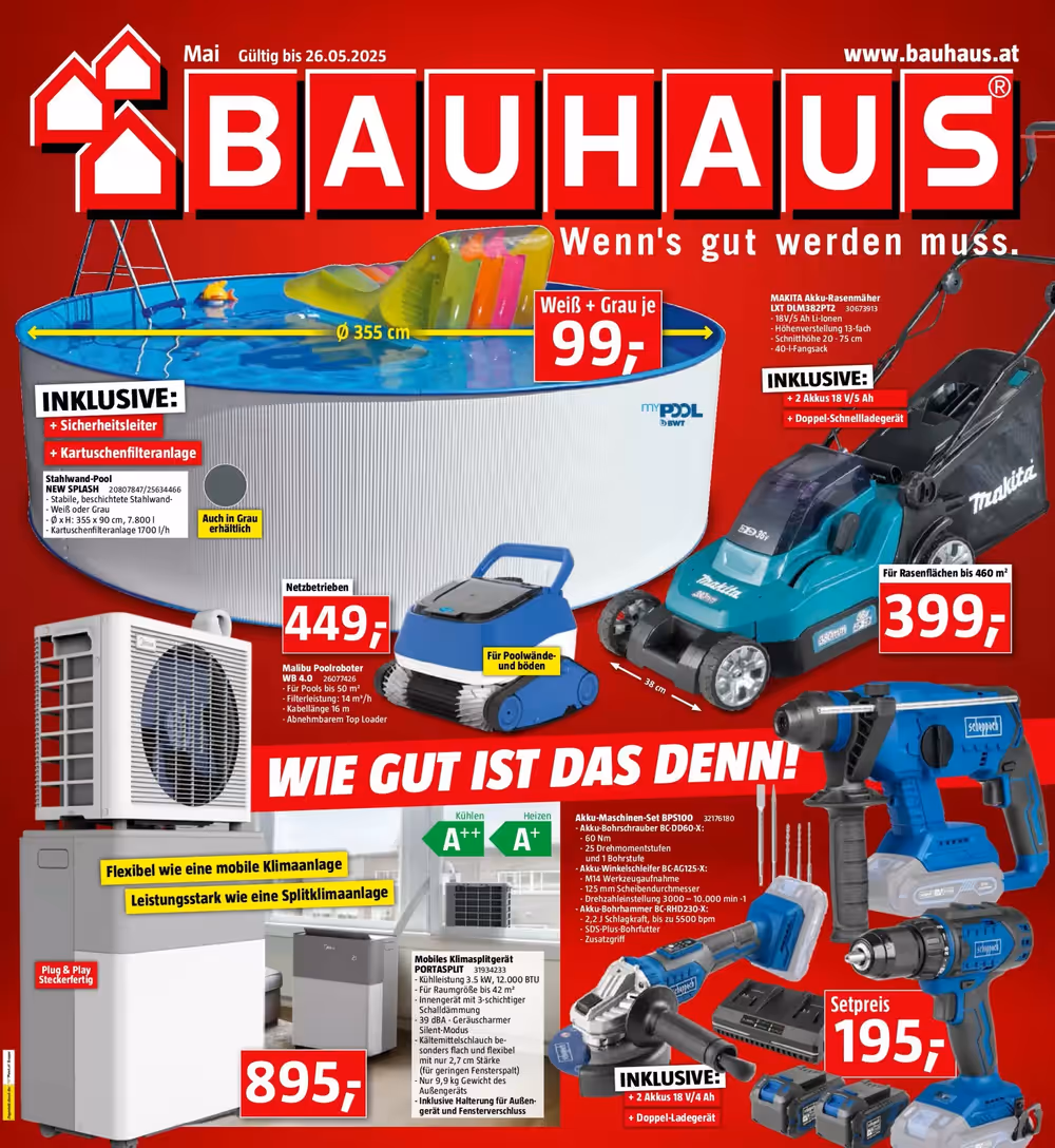 Bauhaus Flugblatt (ab 07.05.2025) - Angebote und Prospekt - Seite 1