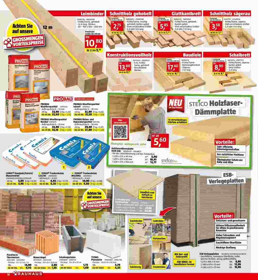 Bauhaus Flugblatt (ab 07.05.2025) - Angebote und Prospekt - Seite 18