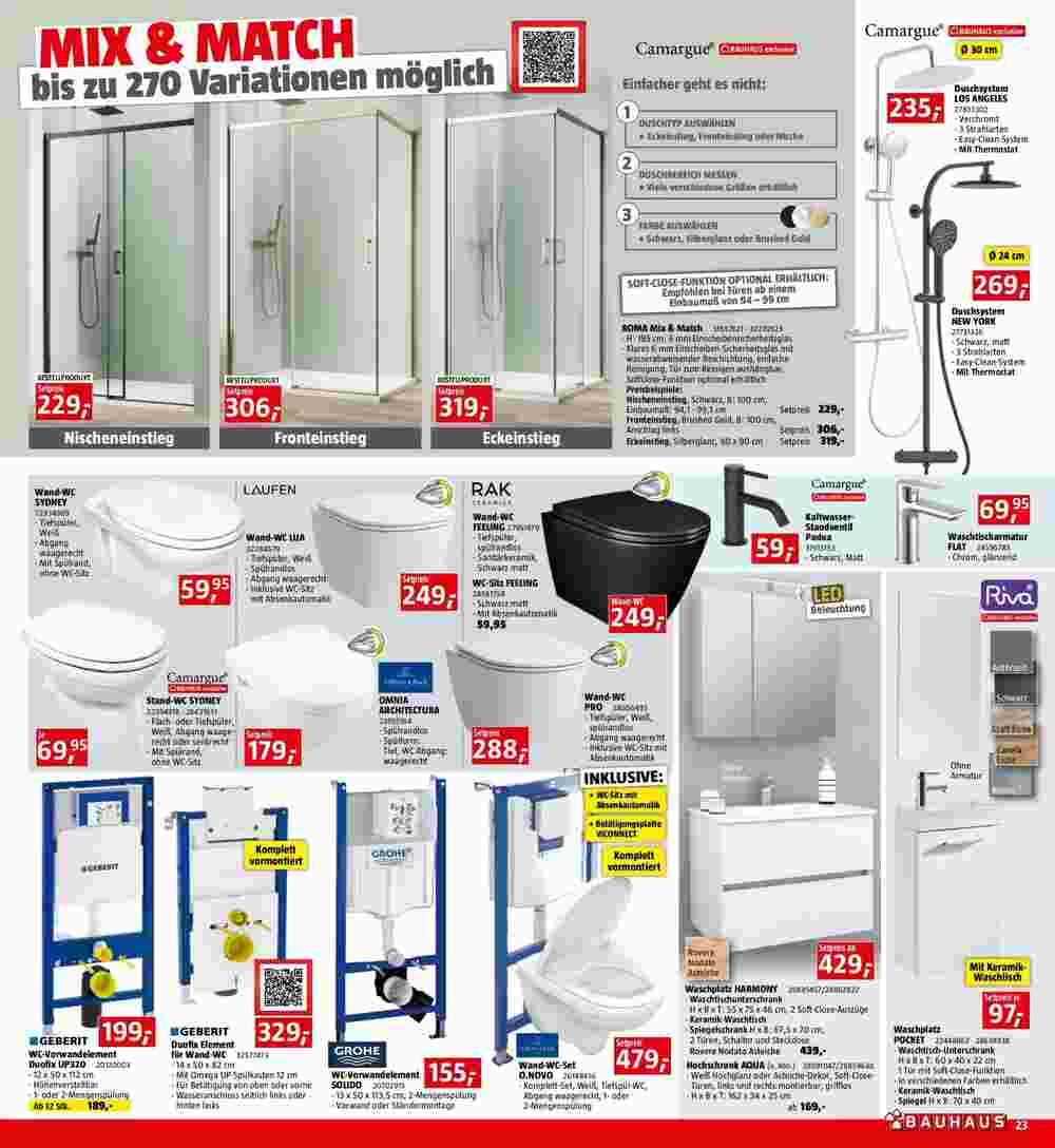 Bauhaus Flugblatt (ab 07.05.2025) - Angebote und Prospekt - Seite 23