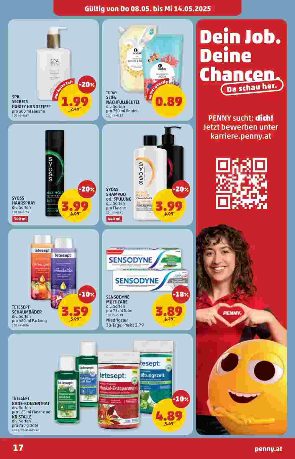 PENNY Flugblatt (ab 08.05.2025) - Angebote und Prospekt - Seite 17