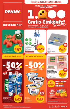 PENNY Flugblatt (ab 08.05.2025) - Angebote und Prospekt