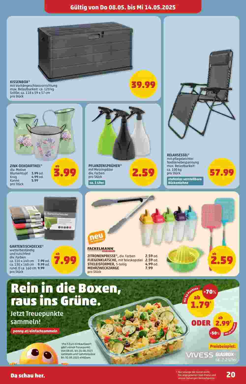 PENNY Flugblatt (ab 08.05.2025) - Angebote und Prospekt - Seite 20