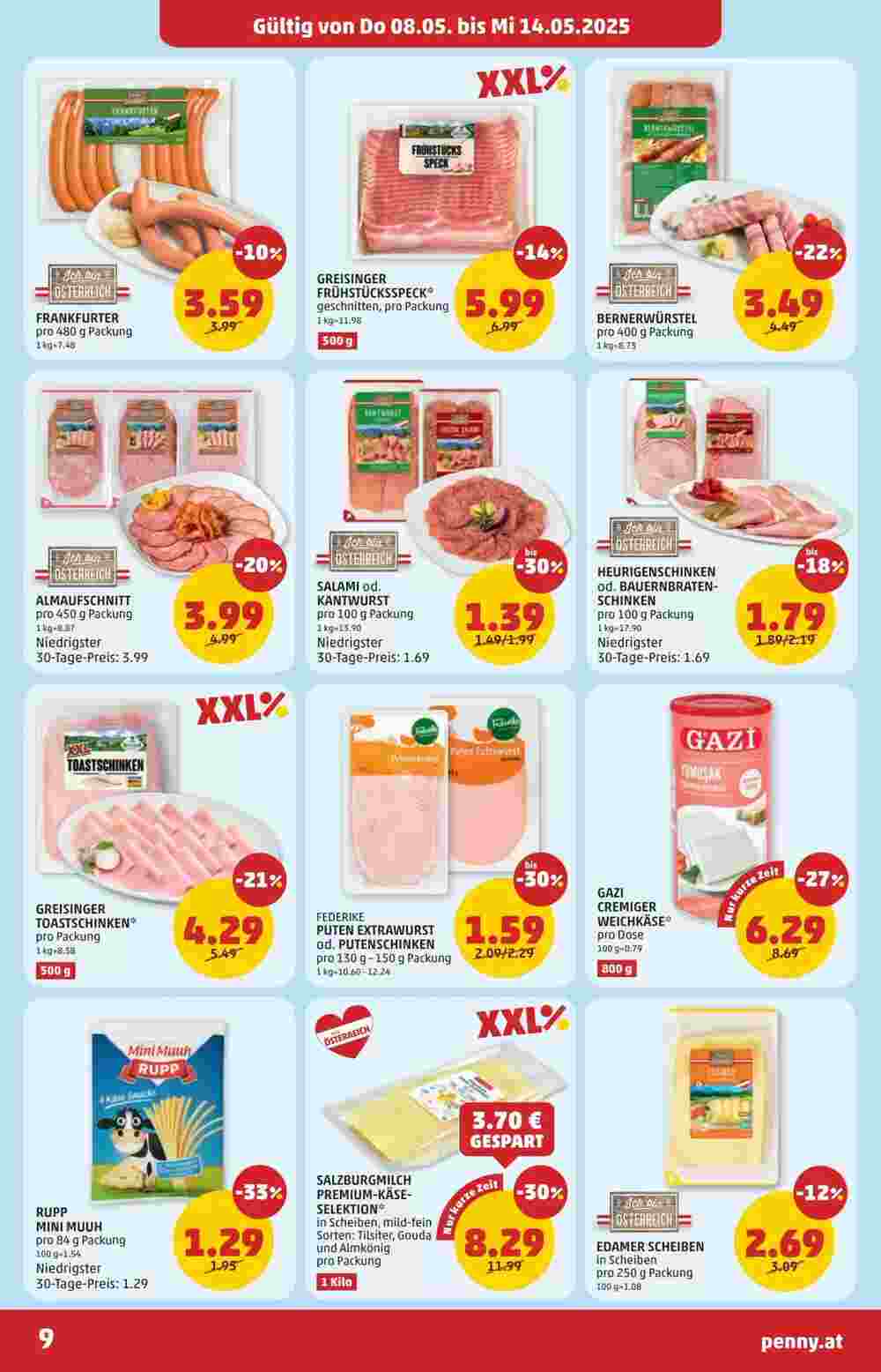 PENNY Flugblatt (ab 08.05.2025) - Angebote und Prospekt - Seite 9